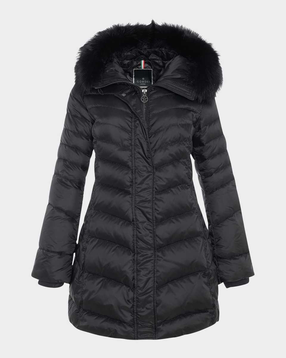 Apres-Ski Jacket With Detachable Toscana Lamb Shearling Hood Tri
